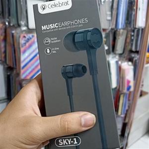 هندزفری سیم دار  celebrate sky-1