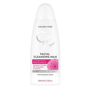 شیر پاک کن صورت گلدن رز مناسب پوست خشک و نرمال 200 میلی Golden Rose Facial Cleansing Milk