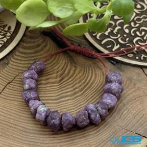 دستبند سنگ یاقوت راف سرخ پاکستان Ruby کد ir 125