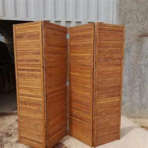پارتیشن سه لنگه پاراوان چوبی