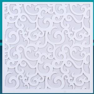 تایل معرق سقفی سی ان سی cnc سقف کاذب کد p18 ابعاد 60 در 60 با طلق