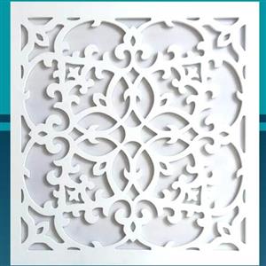 تایل معرق سقفی سی ان سی cnc سقف کاذب کد p10 ابعاد 60در60 با طلق