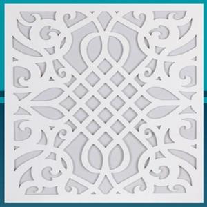 تایل معرق سقفی سی ان سی cnc سقف کاذب کد p06 ابعاد 60 در 60 با طلق