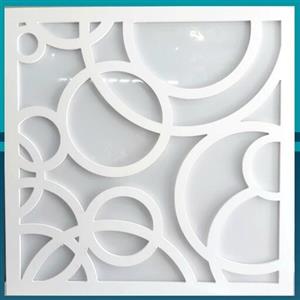 تایل معرق سقفی سی ان سی cnc سقف کاذب کد p03 ابعاد 60 در 60 با طلق