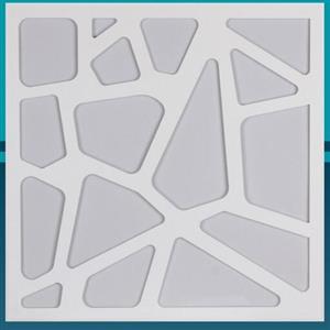 تایل معرق سقفی سی ان سی cnc سقف کاذب کد p01 ابعاد 60 در 60 با طلق