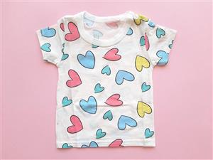 تیشرت آستین کوتاه قلب