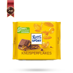 شکلات تخته ای Ritter sport مدل knusper flakes وزن 100 گرم