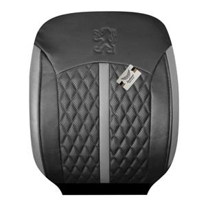 روکش صندلی مناسب پژو 206 و 207 (چرم طرح اپتیما طوسی)