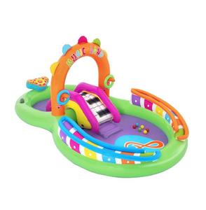 استخر بادی کودک سرسره دار طرح پیانو بست وی bestway 53117