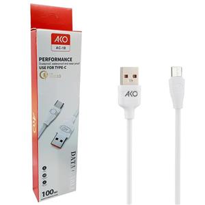 کابل تبدیل تایپ c  type سی به usb مارک ako ac-18