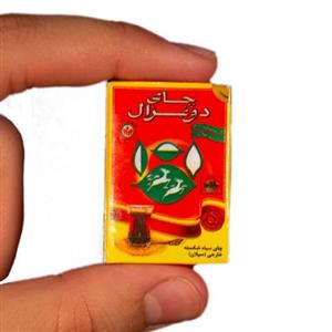 مگنت یخچال مینیاتوری چای مدل دو غزال