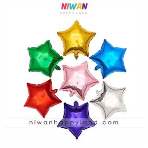 بادکنک فویلی ستاره سرخابی کوچک