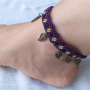 پابند بافت میکرو مکرومه  صفر تا صد هنر دست  کاملا  سبک و راحت و ضد حساسیت