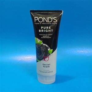 فوم پاک کننده و روشن کننده صورت پوندز حاوی ذغال شارکل Ponds Pure White حجم 100 گرم 