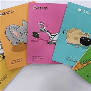 دفتر 80 برگ ته چسب شومیز  (آزاده)
