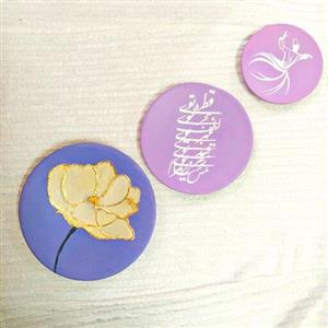 دیوارکوب برجسته گل، رقص سما وشعر مولانا (قابل شستشو)