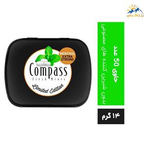 قرص خوشبو کننده دهان Compass نعناع تند 14 گرمی کامپس مدل مقدار 