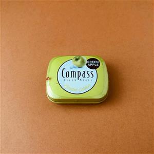 Compass قرص خوشبو کننده دهان سیب سبز 14 گرمی 