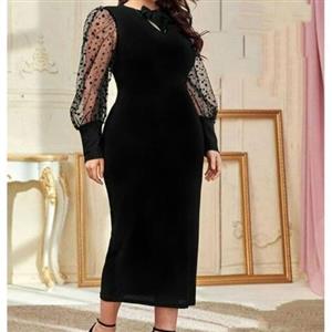 لباس مجلسی ویژه محرم مدل مارتا (فری سایز 44 تا 50)جنس جودون و تور فلوک مخمل - پیراهن مجلسی- لباس مجلسی- پیراهن محرمی