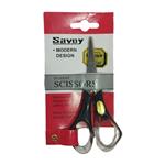 قیچی استیل کوتاه ساووی مدل Scissors بسته 12 عددی