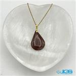 گردنبند جاسپر فنسی بدون زنجیر jasper  کد  ir 654