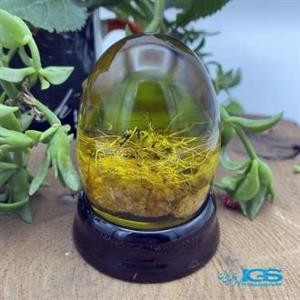 سنگ کهربا زنبور دار دکوری کلکسیونی رومیزی Amber کد  ir 736