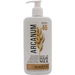 کرم حالت دهنده و نرم کننده مو( شیر مو)،حاوی پروتئین جوانه گندم  بدون نیاز به آبکشی آرکانوم 46
