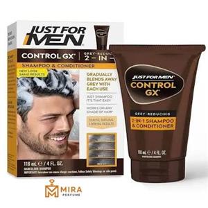 شامپو رفع سفیدی مو جاست فور من مدل Control GX حجم 118 میل