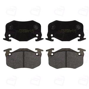 لنت ترمز پژو 206 تیپ 5 اتوماتیک عقب آبی پارس لنت PL20973