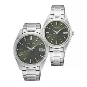 ساعت مچی ست مردانه و زنانه سیکو seiko اورجینال مدل SUR527P1-SUR533P1