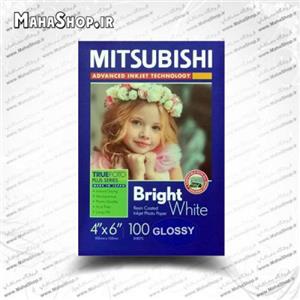 کاغذ گلاسه میتسوبیشی سایز 10x15 وزن 260 گرم 100 برگ