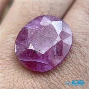نگین سنگ یاقوت سرخ پاکستان Ruby  کد ir 1010