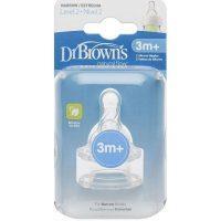 سر شیشه باریک دو عددی +۳ ماه دکتر براونز DR.Brown’s