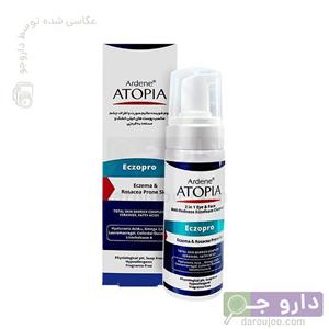 فوم شوینده ملایم صورت و اطراف چشم آتوپیا آردن مدل Eczopro 150 میلی لیتر