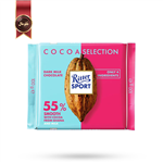 شکلات تخته ای شیری دارک Ritter sport مدل %55 cocoa selection وزن 100 گرم