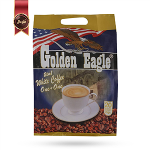 کافی میکس 2 در 1 گلدن ایگل golden eagle مدل white coffee one بسته 20 عددی 