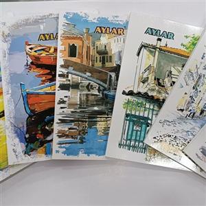 دفتر 80 برگ ته چسب کلاسیک (آیلار)
