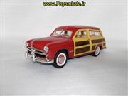 ماکت ماشین اسباب بازی فلزی فورد (FORD WOODY WAGON 1949 BY KINSMART) قرمز