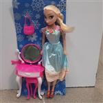 عروسک فروزن باربی قد 28 سانت اسباب بازی دخترانه
