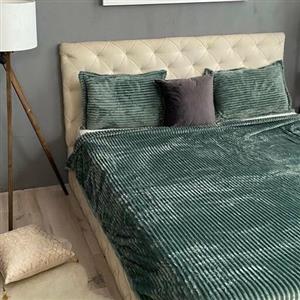 پتو ژله ای کرکره ای دونفره تک رنگ مسافرتی عرض بزرگ وارداتی رنگ بندی های متفاوت