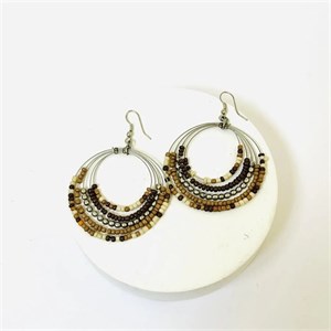 گوشواره حلقه ای منجوقی