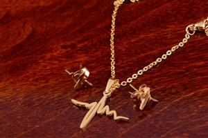 نیم ست استیل طرح ضربان قلب