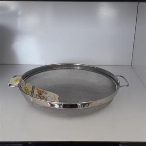 سبد و آبکشبشقابی  ش32  ،  استیل هند  ،  وزن335g،  قطر32cm