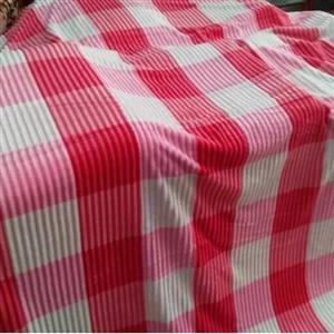 پتوی مسافرتی یک نفره طرح کرکره ای تراکم بالا