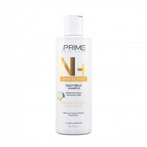 شامپو ملایم روزانه پریم مدل N+ مناسب پوست حساس و موی نازک 250 میل Prime Daily Mild Shampoo For Sensitive Scalp 250ml