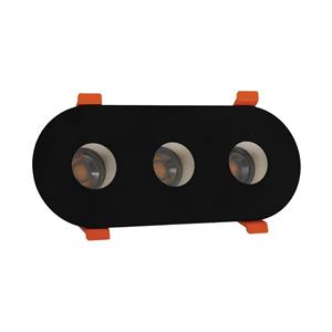 قاب چراغ سقفی توکار دارک لایت ستاره شمال مدل DRC2-3
