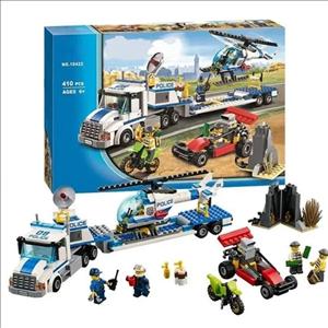 اسباب بازی لگو سری شهر 410 تکه  city مدل تریلی پلیس کد 20422