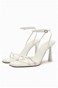 صندل چرمی پاشنه بلند زارا | ZARA STRAPPY HIGH-HEEL LEATHER SANDALS | تحویل دو تا سه هفته کاری