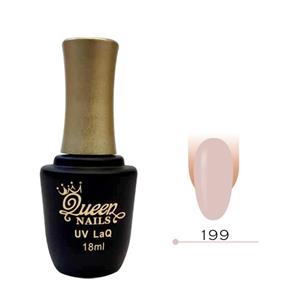 لاک ژل کوئین نیل (صورتی بیس) کد ۱۹۹