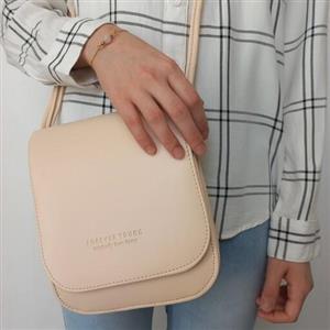 کیف دوشی مینیمال زنانه کرم